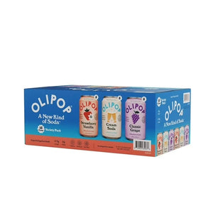 Olipop Variety Pack, A New Kind of Soda, 355ml (15 pk)