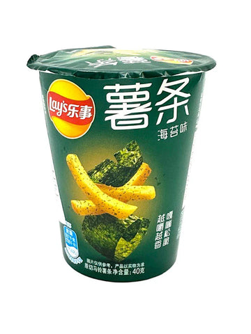 Lay's Premium Seaweed Flavor Crispy French Fries Chips 40g