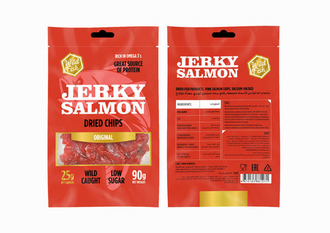 Wild Fish Jerky Salmon Dried Chips 90g