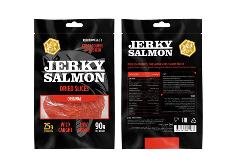 Wild Fish Jerky Salmon Dried Slices 90g