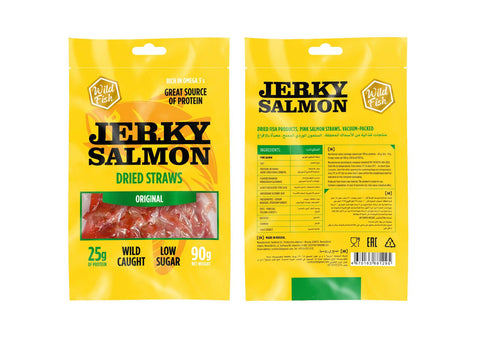 Wild Fish Jerky Salmon Dried Straws 90g