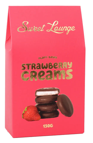 Sweet Lounge Plant-Based Strawberry Creams 150g