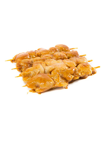 3 Skewers Marinated Chicken Breast with Garlic and light yogurt 300g