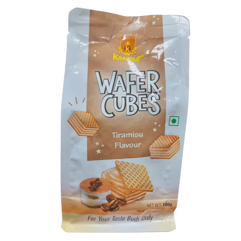Kravour Tiramisu Wafer Cubes 100g
