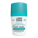 Librederm 48-Hour Anti-Stain Antiperspirant, Roll-On, Hypoallergenic, Dermatologist Tested 50ml
