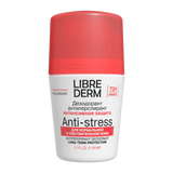 Librederm 72-Hour Anti-Stress Antiperspirant, Roll-On, For Hyperhidrosis, Hypoallergenic, Tested 50ml