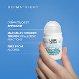 Librederm 48-Hour Anti-Stain Antiperspirant, Roll-On, Hypoallergenic, Dermatologist Tested 50ml