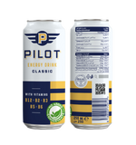 Pilot Classic Energy Drink with Vitamin B12,B2,B3,B5, B6 - (250ml) Pack of 4