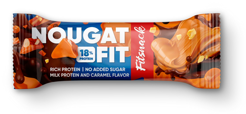 Nougat Fit With Milk Protein And Caramel 45g