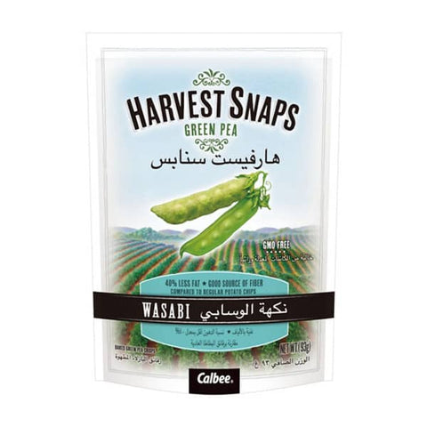 Harvest Snaps Healthy Wasabi Snacks 93g