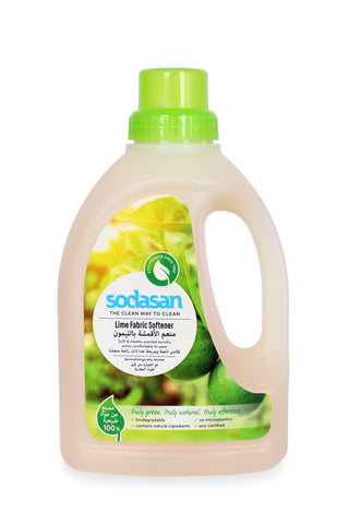 Sodasan 100% Natural Lime Fabric Softener 750ml