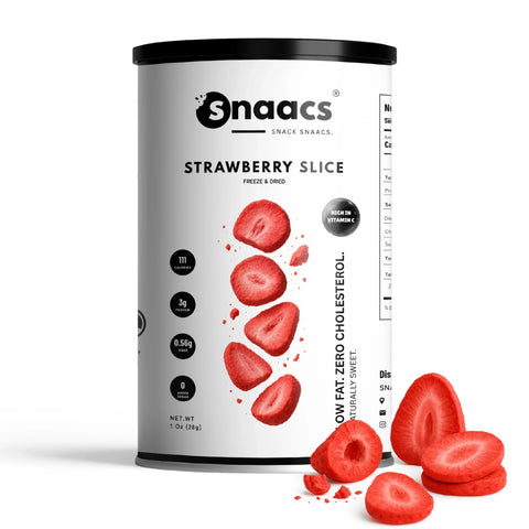 Snaacs Freeze Dried Strawberry Slice 28g