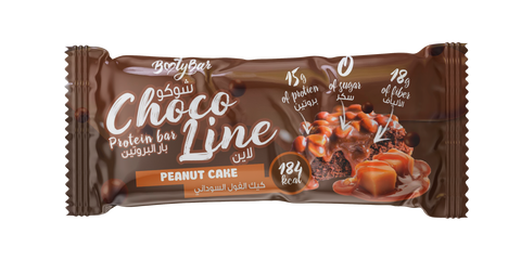 Bootybar Chocoline Protein Bar Peanut Cake With Salted Caramel 50g
