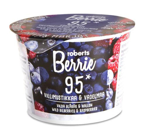 Roberts Berrie Whole 95* Crushed Wild Bilberries & Raspberries 100g