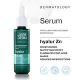 Librederm Hyalur Serum With Zn & Vitamin B3, Acne Treatment, Minimizes Pores, Clears Acne 40ml