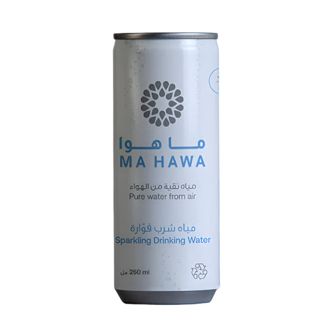 Ma Hawa Bottled Drinking Sparkling Water Can 24 x 250ml Pack