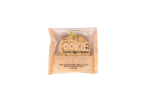 Almond & Cacao Nibs Cookie 50g - QualityFood