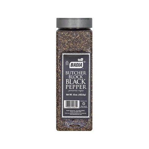 Badia Gluten-Free Black Pepper Butcher Block 453.59g - QualityFood
