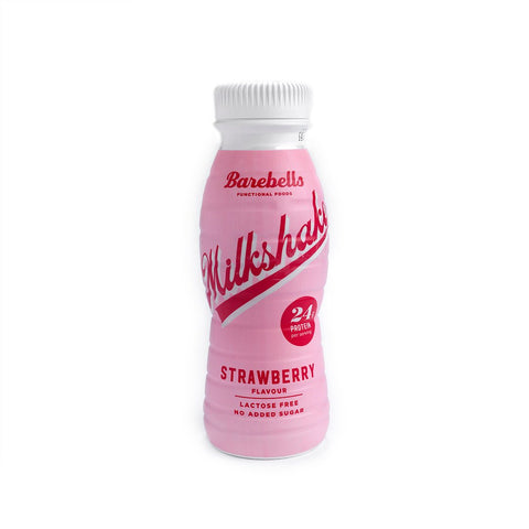Barebbells Sugar Free & Locus Free Strawberry Milkshake 330ml - QualityFood