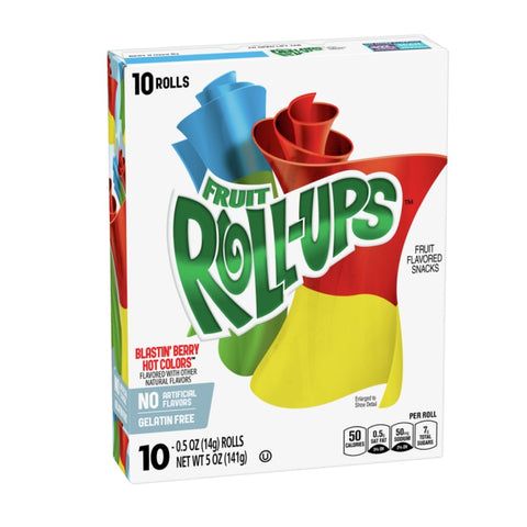 Betty Crocker Fruit Rollups Blastin Berry Hot Colors 141g - QualityFood