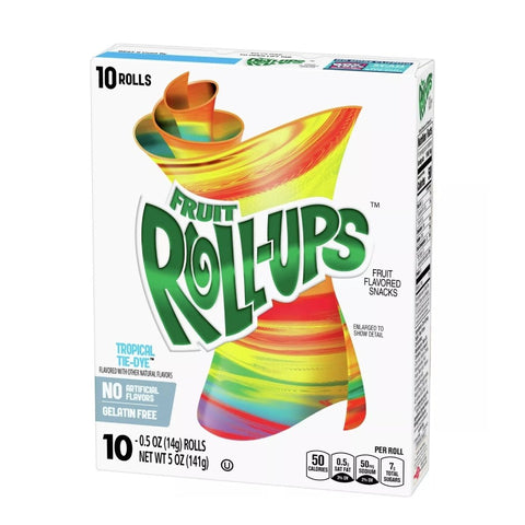 Betty Crocker Fruit Rollups Tropical Tie Dye 141g - QualityFood