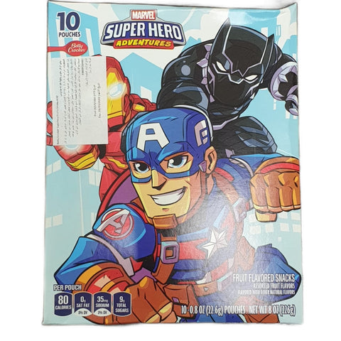 Betty Crocker Fruit Snacks Avengers 8 Oz (10 Rolls) - QualityFood