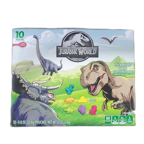Betty Crocker Jurassk World Fruit Snacks Assorted Fruit 8 Oz ( 10 Pooches) - QualityFood