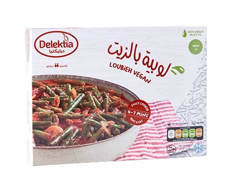 Delektia Loubieh Vegan Frozen Meal 500g - QualityFood