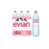 Evian Mineral Water 1.5L (4+2Free) - QualityFood