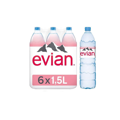 Evian Mineral Water 1.5L (4+2Free) - QualityFood