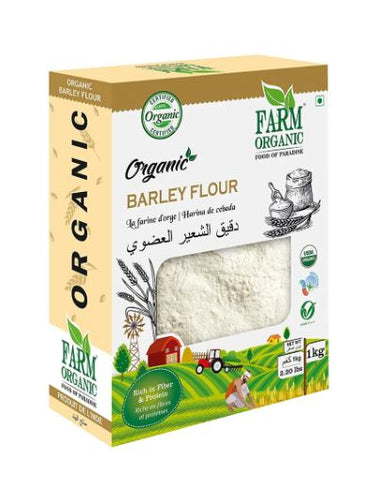 Farm Organic Gluten Free Barley Flour 1kg - QualityFood