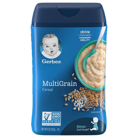 Gerber 2nd Foods Cereal NGM Multi Grain 227g - QualityFood