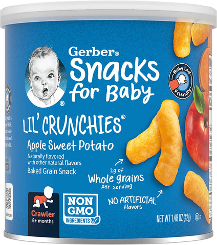 Gerber Lil Crunchies Apple Sweet Potato, 1.48 oz. - QualityFood