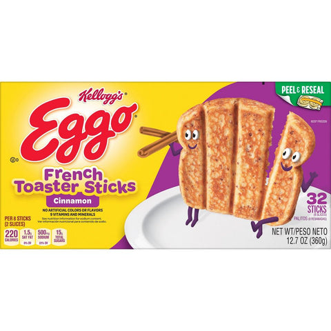 Kellogg's Eggo Cinnamon French Toaster Sticks 360g - QualityFood