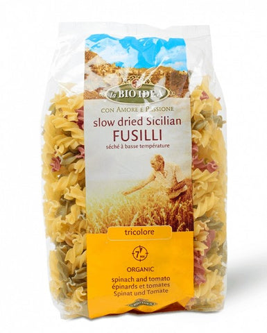 La Bio Idea Organic Tricolour Fusilli Pasta 500g - QualityFood