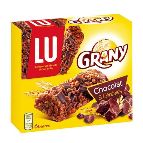 LU Grany Chocolate Cereal Bars 6X125g - QualityFood