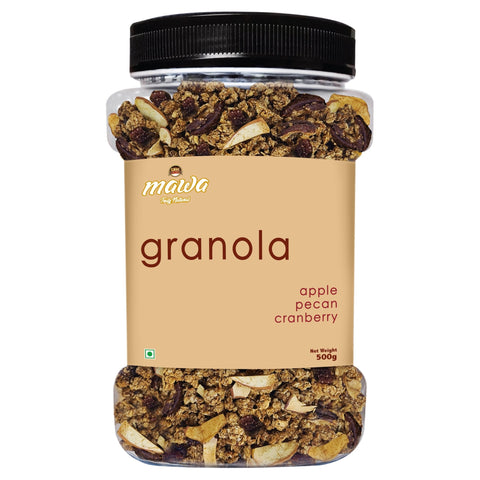 Mawa Granola (Apple, Pecan, Cranberry) 500g - QualityFood