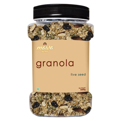 Mawa Granola (Five Seed) 500g - QualityFood