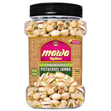 Mawa Raw Unsalted Pistachios Jumbo (Plastic Jar) 500g - QualityFood