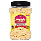 Mawa Unsalted Roasted Peanuts Blanched Jar (Plastic Jar) 500g - QualityFood