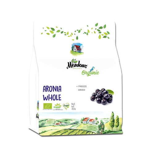 Meadows Freeze Dried Aronia Whole 40g - QualityFood