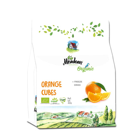 Meadows Freeze Dried Orange Cube 40g - QualityFood