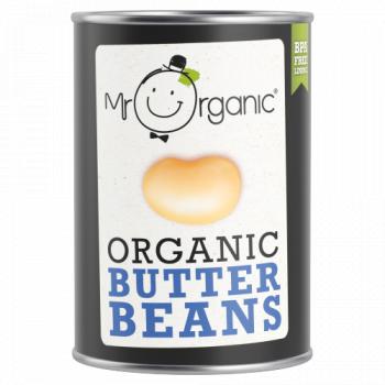Mr Organic Butter Beans 400G - QualityFood