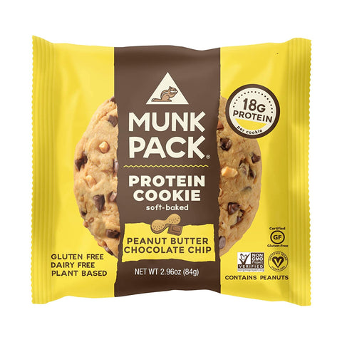 Munk Pack Protein cookies Peanut Butter Chocolate Chip 84g - QualityFood