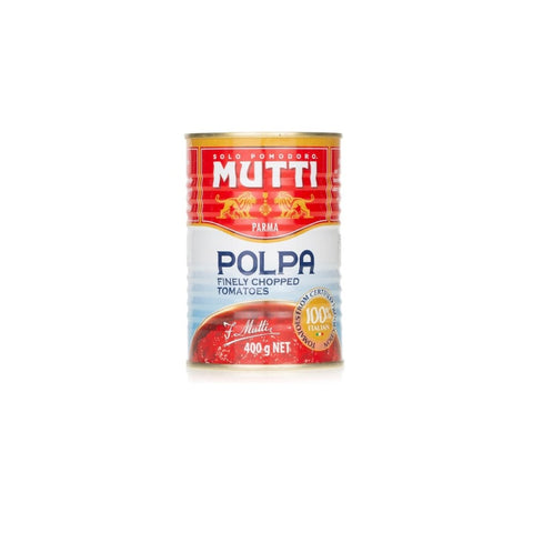 Mutti Finely Chopped Tomatoes Tin 400g - QualityFood