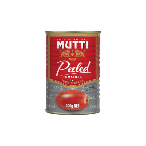 Mutti Whole Peeled Tomatoes Tin UK 400g - QualityFood