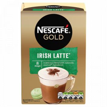 Nescafé Gold Irish Latte (8 x 19.8g) 158.4g - QualityFood