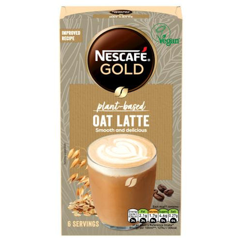 Nescafé Gold Plant-Based Oat Latte 6 x 16g 96g - QualityFood