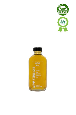 Organic Kombucha Saffron Rose 275ml - QualityFood