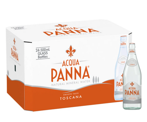 أكوا بانا زجاج المياه المعدنية 500ml × 24